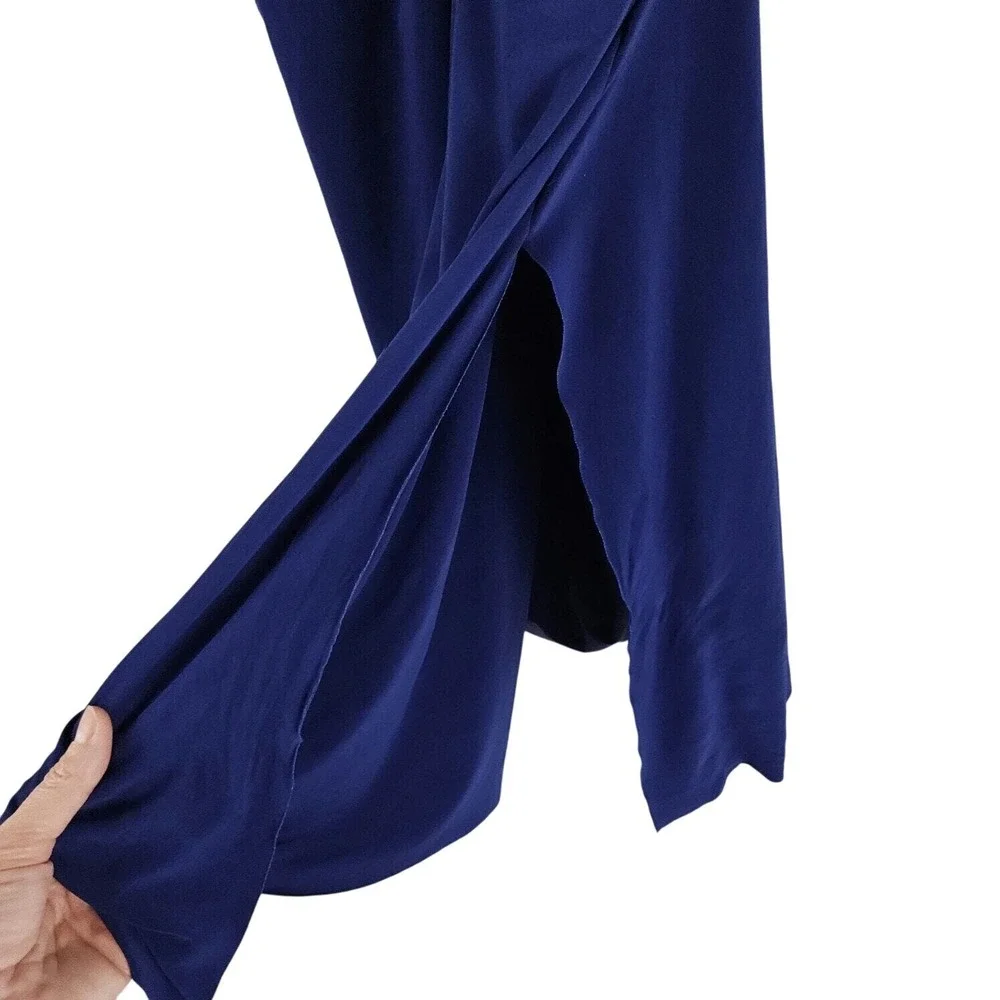 MAGICSUIT Womens 22W Estilo Swimsuit Dress Blue Indigo One Piece‎ Gold Detailing